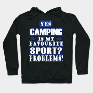 Camping caravan campfire boys men Hoodie